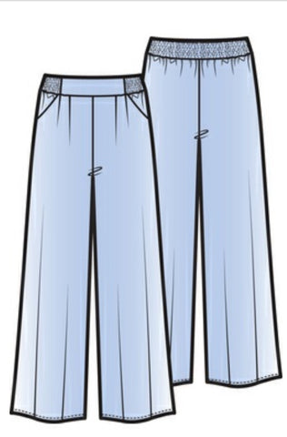 Kersh wide leg crop KS195011
