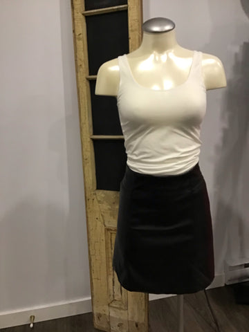 Kersh Faux leather skirt